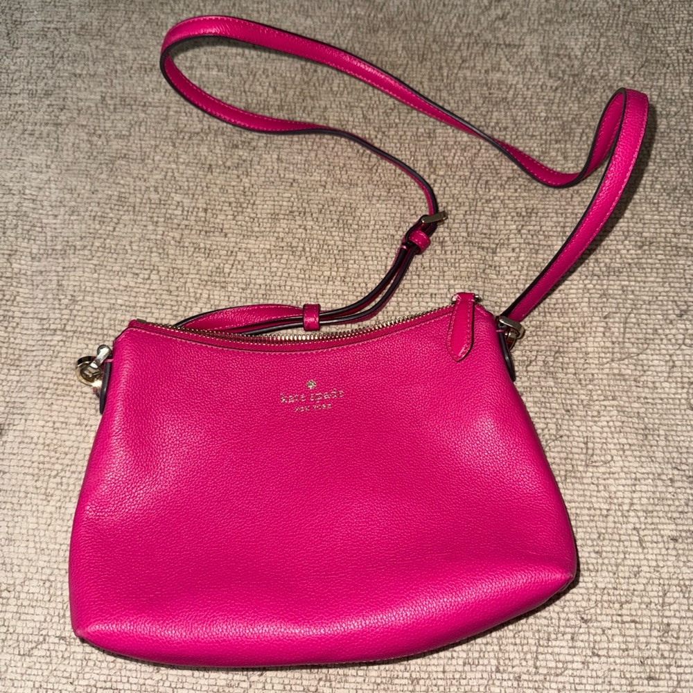 Kate Spade Hot Pink Crossbody Bag. Great condition